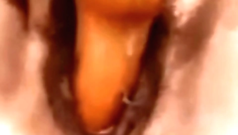 Hairy babe fucks herself and undresses to ride her twat