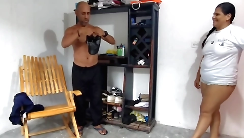 Indian brunette with a big ass gets banged by her stepbrother