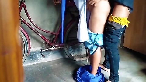 Indian teen 18+ student gets fanned by her younger teacher