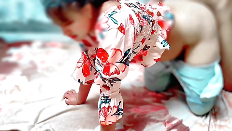 Amazing brunette babe fucked in doggy pose in movie