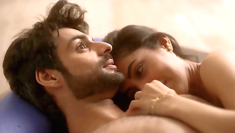 Hot brunette and a big cock fuck scene with a lovely ass