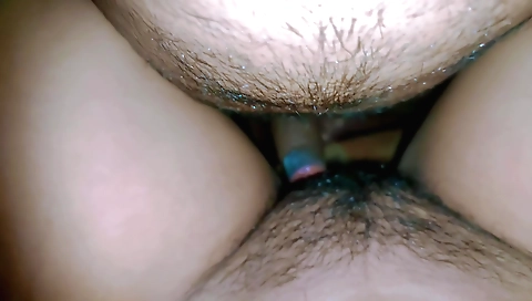 Indian babe with hairy pussy and a fat body is getting fucked