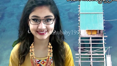 Amateur brunette teen 18+ porn video with a sexy body