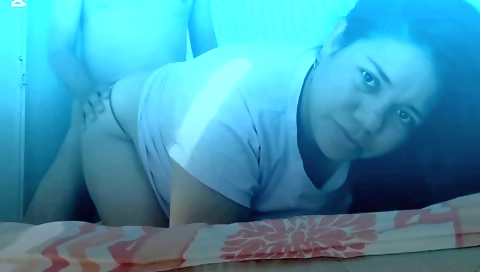 Amateur brunette with small ass gets fucked and licked