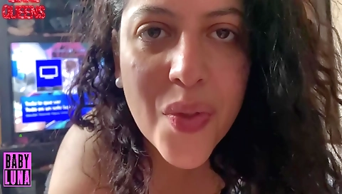 Indian brunette sucks my dick and taking it in her tits