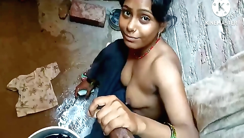 Indian amateur wife in bathroom gets fucked in outdoor