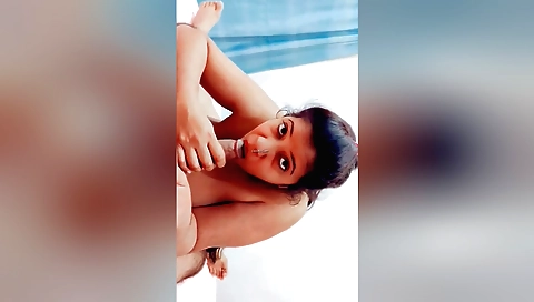 Busty brunette milf with big natural boobs is getting fucked