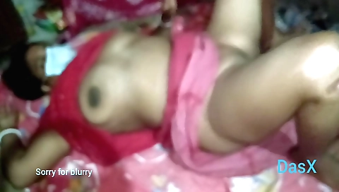 Indian babe enjoys watching her friend's face on camera