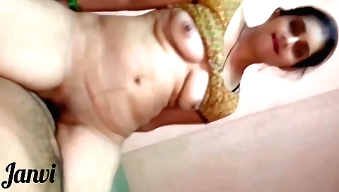 Indian slut gets her tight pussy fucked doggy style