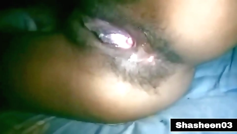 Indian babe with a hairy pussy shows off her sexy body