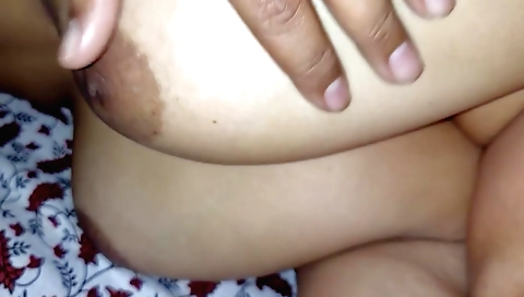 Indian girl plays with her stepsister's tits and ass