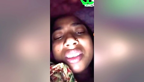 Indian girl gets horny for some hard cock in solo video