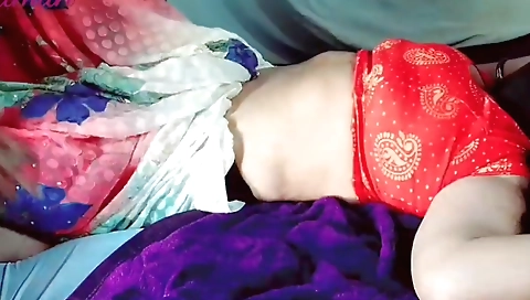 Indian brunette hairy woman sucks and fuck her man