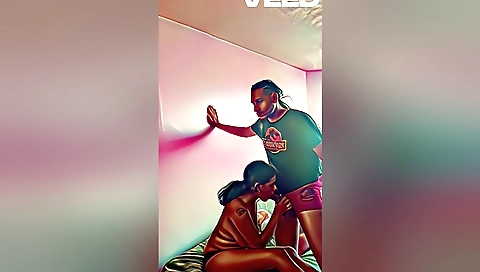 Indian brunette with big booty gets filtered with a huge dick