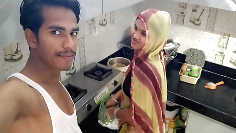 Indian bhabhi cooking a delicious bhabhi in my homemade vid