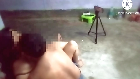 Indian auntie gets her pussy fucked and she gets it fucked hard