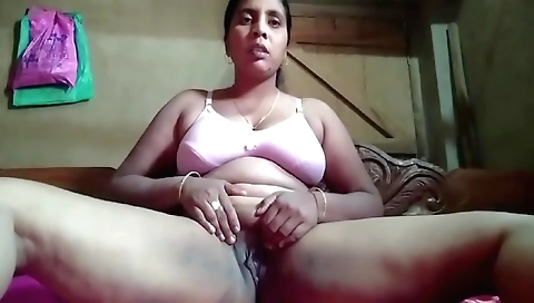 Indian wife fingering her lover in front of the camera