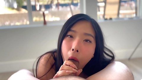 Amateur brunette college student fucked by step brother