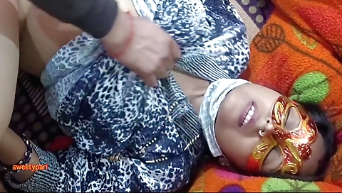 Hot brunette 18+ bhabhi fucked by the stepbrother in law