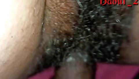 Indian hairy girl is giving a porn video to her boyfriend