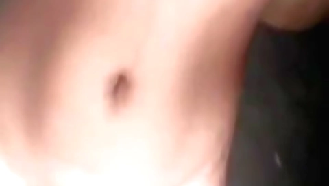 Horny amateur brunette with hairy bush shows herself