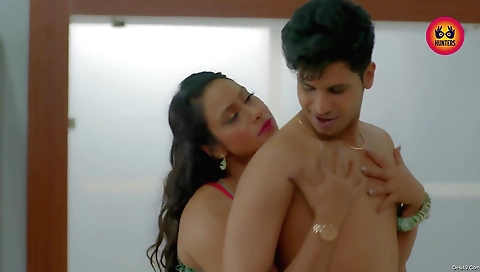 Brunette milf and her older lover are fucked together