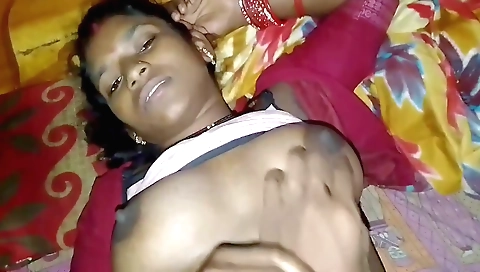 Slutty brunette fucks her lover with her tight pussy