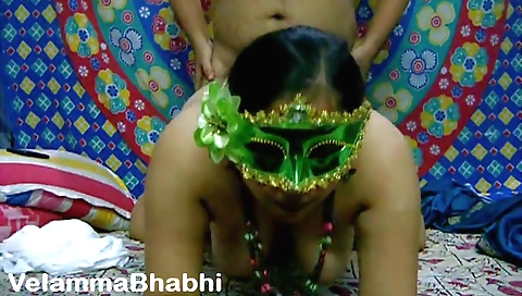 Indian bhabhi doing doggy style hot sex with her boyfriend