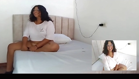 Hot amateur brunette with sexy ass and a nice ass doing something