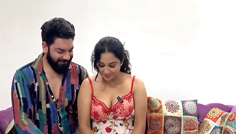 A brunette with a big ass is banged by a guy in this hd porn clip