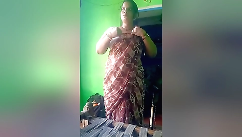 A brunette girl in her bedroom masturbating in her bedroom