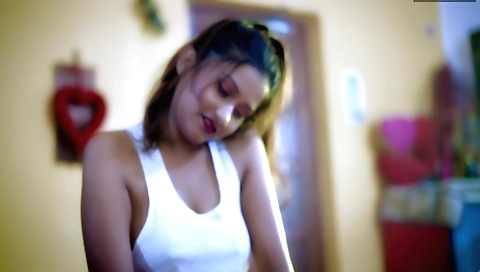 Busty brunette with round ass is in oil massage with her husband