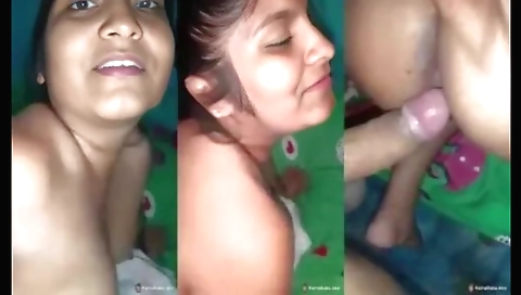 Indian porn video with the cute brunette having a fun