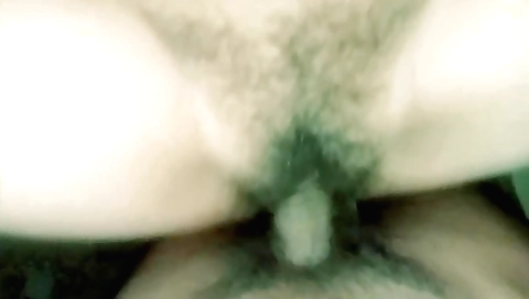 Indian lover has hairy pussy on the bed and fucks it