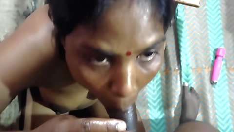 Indian girl is a big slut and she gets face fucked