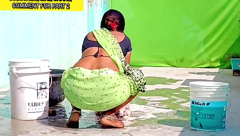 Indian solo female with big tits gets hot inside her mouth