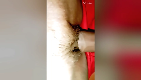 Hindi teen girl with a cute face and cute little tits