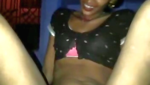 Indian brunette is showing her sexy face in pov camera scene