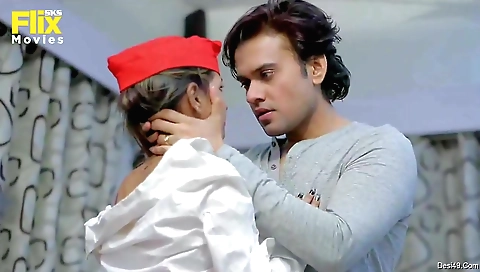 Busty brunette with a big titties is going to get licked