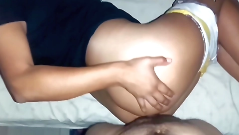 Small tittied girl with small tits 18+ gets punished by stepfam