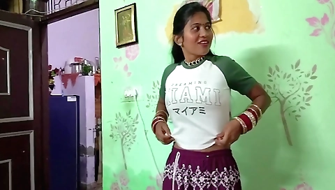 Indian stepsister gets her pussy fucked by stepbrother