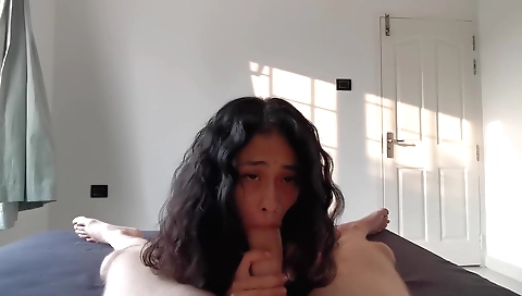 Indian brunette handjob and sex on the office table