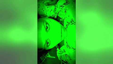 Indian amateur video with a brunette walking in a store