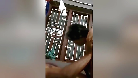 Indian wife hands husband a dick and gets a handjob