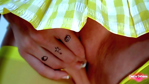 Indian babe with a sexy face on the bus and the police officer