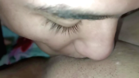 Gorgeous hot brunette seduces and fucks with great hands