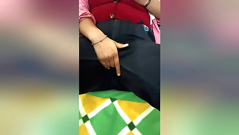 Indian teen is naked and playing with her pussy on the bed