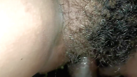 Indian hairy girl and her boyfriend make porn video