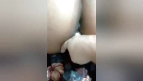 Indian girl is fingered in her pussy by a big cock