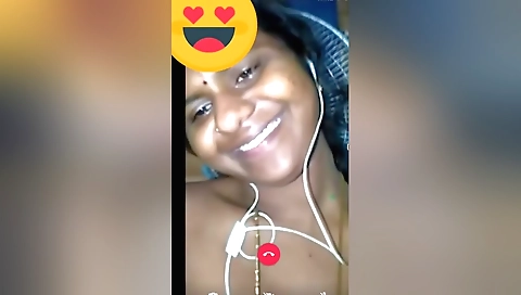 Busty brunette shows her pussy to her boyfriend on web cam